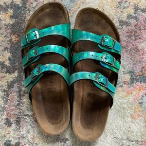 Birkenstock Arizona sandals iridescent